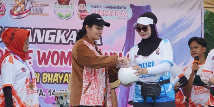 Peserta Road To Police Woman Run 2026 Di Gelar Polres Dharmasraya Membludak
