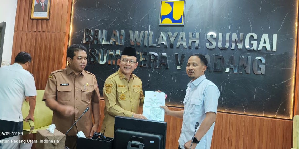 Pemko Payakumbuh dan BWS V Padang Perkuat Infrastruktur Pengendalian Banjir