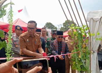 Sekda Dharmasraya Buka Festival Literasi. Mengajak Warga Budayakan Gemar Membaca