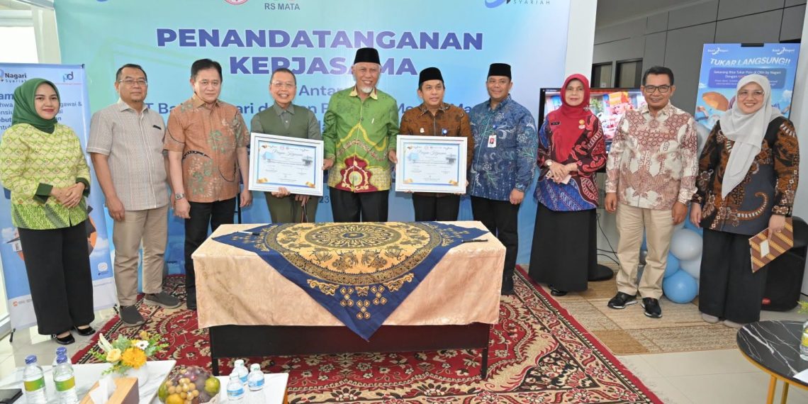 Kolaborasi Bank Nagari–Padang Eye Center Tembus Rp140 Miliar, Mahyeldi: Kebersamaan Kunci Kemajuan Daerah
