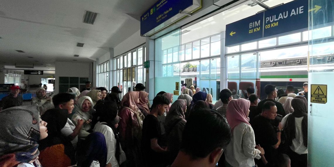 Liburan Belum Usai, KAI Divre II Sumbar Layani Hampir 150 Ribu Penumpang, Tumbuh 24 Persen