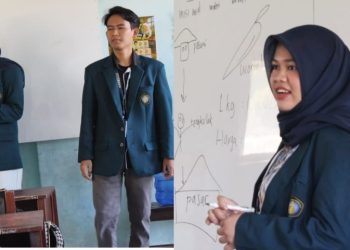 Mahasiswi Universitas Brawijaya Asal Payakumbuh Ratu Tifani Tasyamura, Ciptakan Suasana Belajar Interaktif Di MI Mathlaul Huda Malang