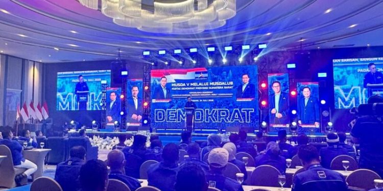 Musdalub Demokrat Sumbar Resmi Digelar, AHY Dorong Konsolidasi dan Rebut Kemenangan 2029