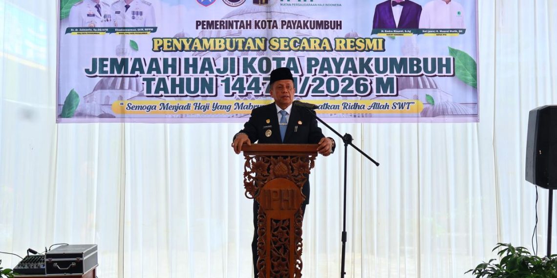 Pemko Payakumbuh Sambut Kepulangan Jemaah Haji Musim Haji Tahun 2026