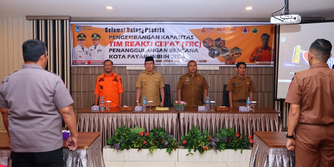 Wali Kota Zulmaeta Buka Pelatihan TRC BPBD Payakumbuh Perkuat Kesiapsiagaan Bencana