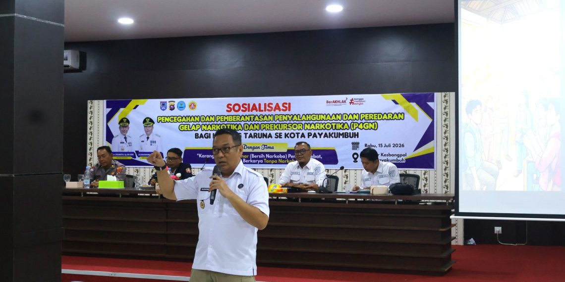 Kesbangpol Kota Payakumbuh Dorong Karang Taruna Jadi Garda Terdepan P4GN