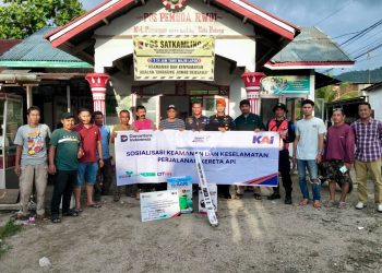 KAI Divre II Sumbar Gandeng Masyarakat Wujudkan Budaya Selamat di Jalur Rel