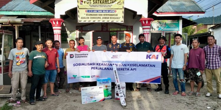 KAI Divre II Sumbar Gandeng Masyarakat Wujudkan Budaya Selamat di Jalur Rel