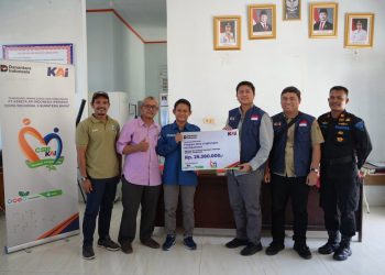 KAI Divre II Sumbar Kembali Salurkan Program TJSL, Perkuat Pemberdayaan Masyarakat dan Pendidikan di Sawahlunto