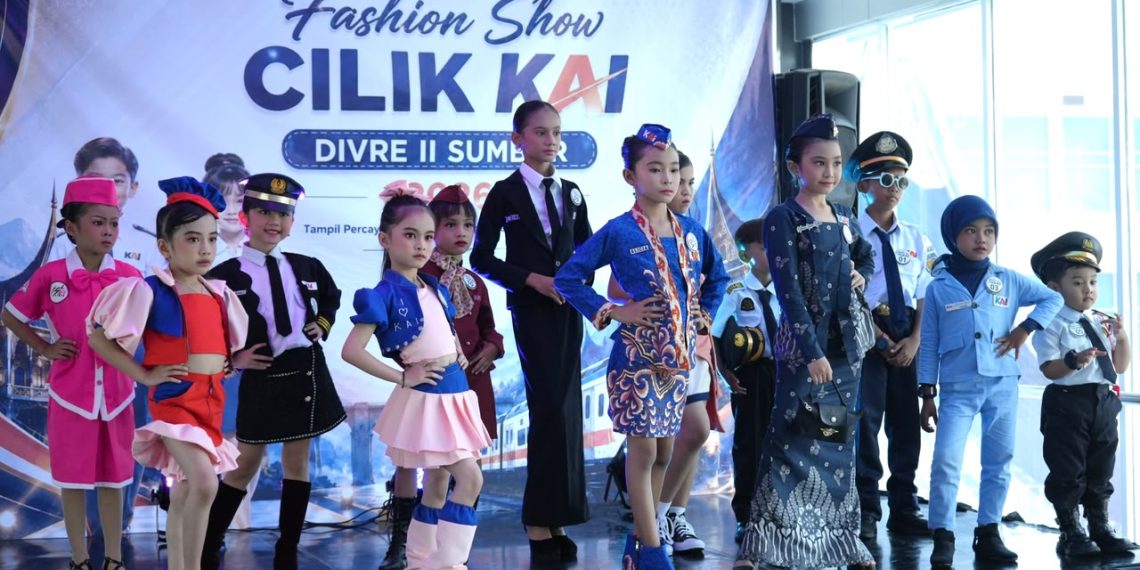KAI Divre II Sumbar Gelar Fashion Show Cilik, Hadirkan Pengalaman Perjalanan yang Ramah Keluarga di Stasiun BIM