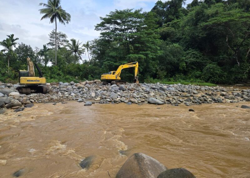 Pemko Padang Mulai Rehab Fisik Bendungan dan Drainase Pascabencana, 7 Paket Proyek Dikerjakan